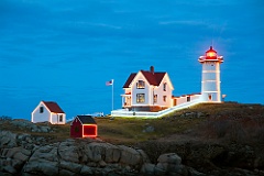 Nubble Lighthouse Shines Bright for the Holiday Season